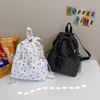 Fashionable Polka Dot Drawstring Backpack New Trendy Casual Lightweight Versatile Backpack For Middle School Students
