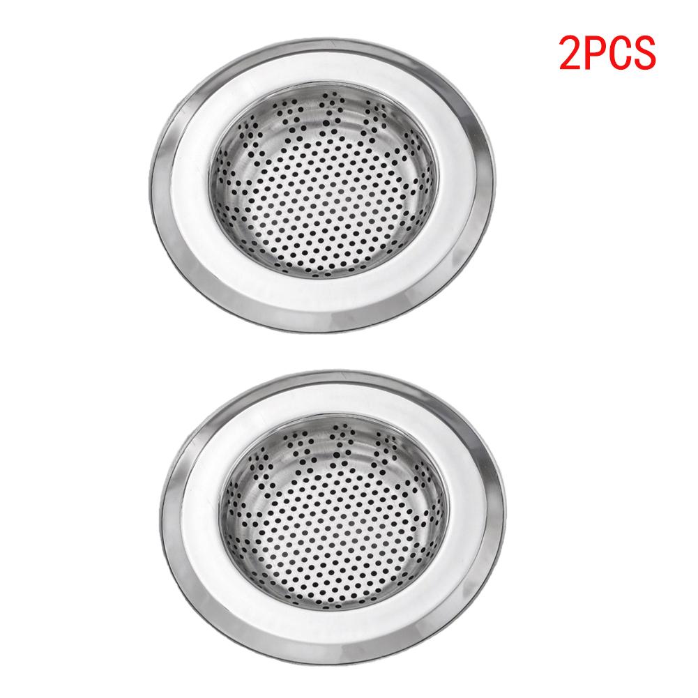 1/2/3 ks Sítko do dřezu Kuchyňský mřížkový filtr Nerezový filtr do odtokového otvoru Síťka Ochrana proti ucpání Kuchyňské příslušenství