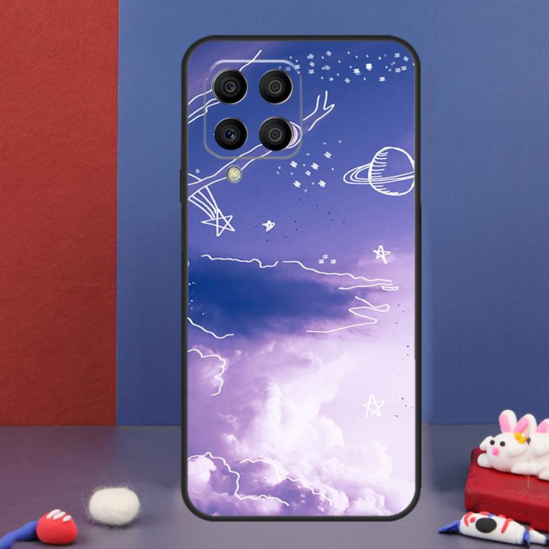 Purple Aesthetic Case For Samsung Galaxy M16 M06 M36 M56 M15 M11 M31 M21 M53 M13 M32 M52 M35 M55 M14 M34 M54