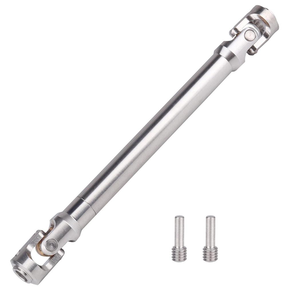 Stainless Steel Universal Joint Drive Shaft 66-196mm for 1/18-1/8 Model Car Crawler - In Stock