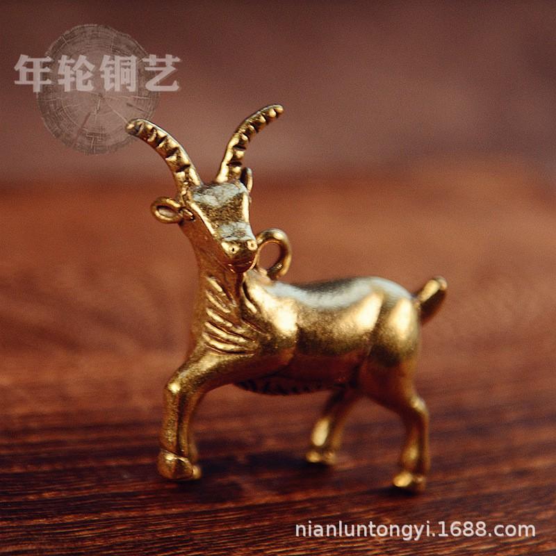 Messing Sternzeichen Tier Schlüsselanhänger Dekoration Ornament Geschenk von Ratte Ochse Tiger Hase Drache Schlange Pferd Ziege Affe Hahn Hund