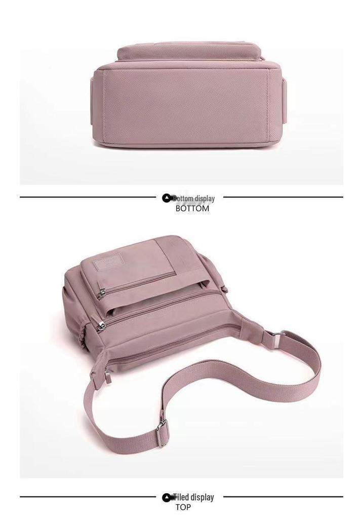 Sac bandoulière en nylon grande capacité pour femmes d'âge mûr: Porte-monnaie multi-compartiments, léger, décontracté, pour affaires et shopping