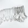 2Yards Golden Goose Feather Trim Tassel Fringe Stripped Coque Gold Silver Geese RibbonTape Wedding Decoration Handicraft Clothes