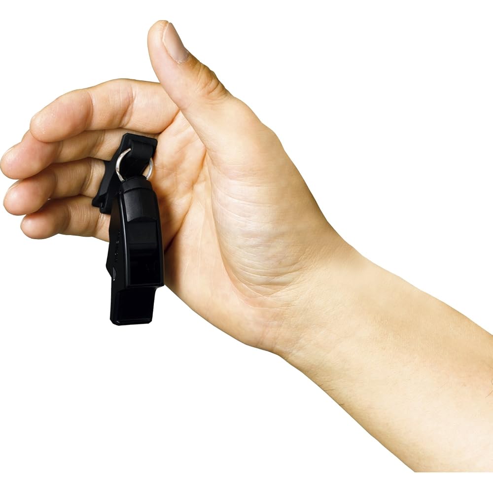 Molten Dolphin F Flip Grip Set Soccer Referee Whistle RA0070-KS Black