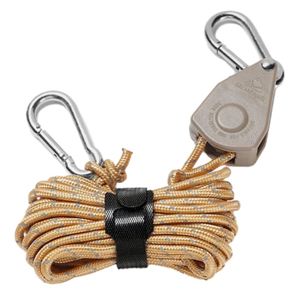 4M Kampeertent Spanband Spanner Bevestigingskatrol Verstelbare Ratel Hangers Luifel Touw Ratel Hangers Spanbanden
