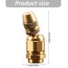 Ergonomic Brass Sprayed Nozzle With Adjustable Flows For Comfortable Gardening And Farming Horticulture Applications