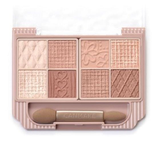 Canmake Petit Palette Eyes 04 Almond Brulee 2.0g Eyeshadow Applicator Brown