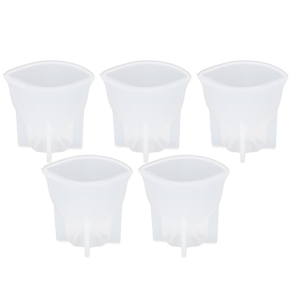 5pcs Silicone Silicone Mould Fish Bag Drop Mould Resin Jewelry DIY Resin Mould  Home Decoration