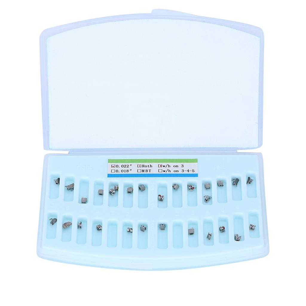 Dental Orthodontic Active Self Ligating Brackets Braces Mini Roth 0.022  Slot 3 with Hook