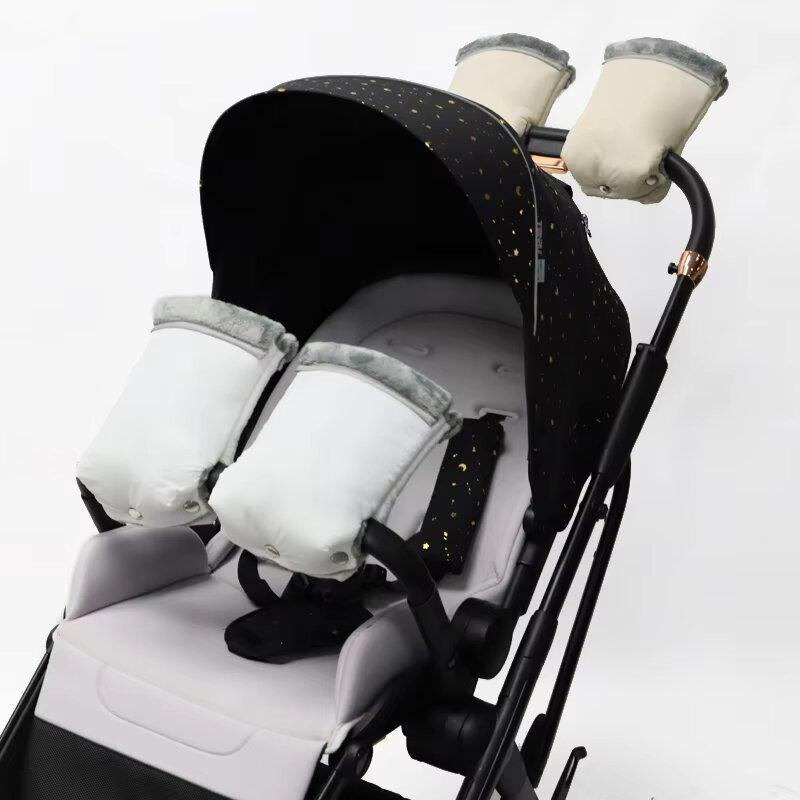 Mănuși de ghidon pentru cărucior de bebeluși, mănuși de iarnă, mănuși rezistente la vânt, mănuși calde, mănuși de exterior pentru cărucior de bebeluși, mănuși de ghidon pentru mână, acoperire