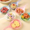 New Plastic Kitchen Soup Spoons Cookware Handheld Korean Dessert Cake Platter Fries Fried Chicken Large Fruit Tray