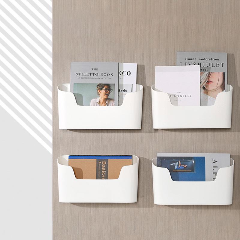 Ohne Bohren Wandmontierte Aufbewahrungsbox für Küchen- & Badezimmer-Kleinkram