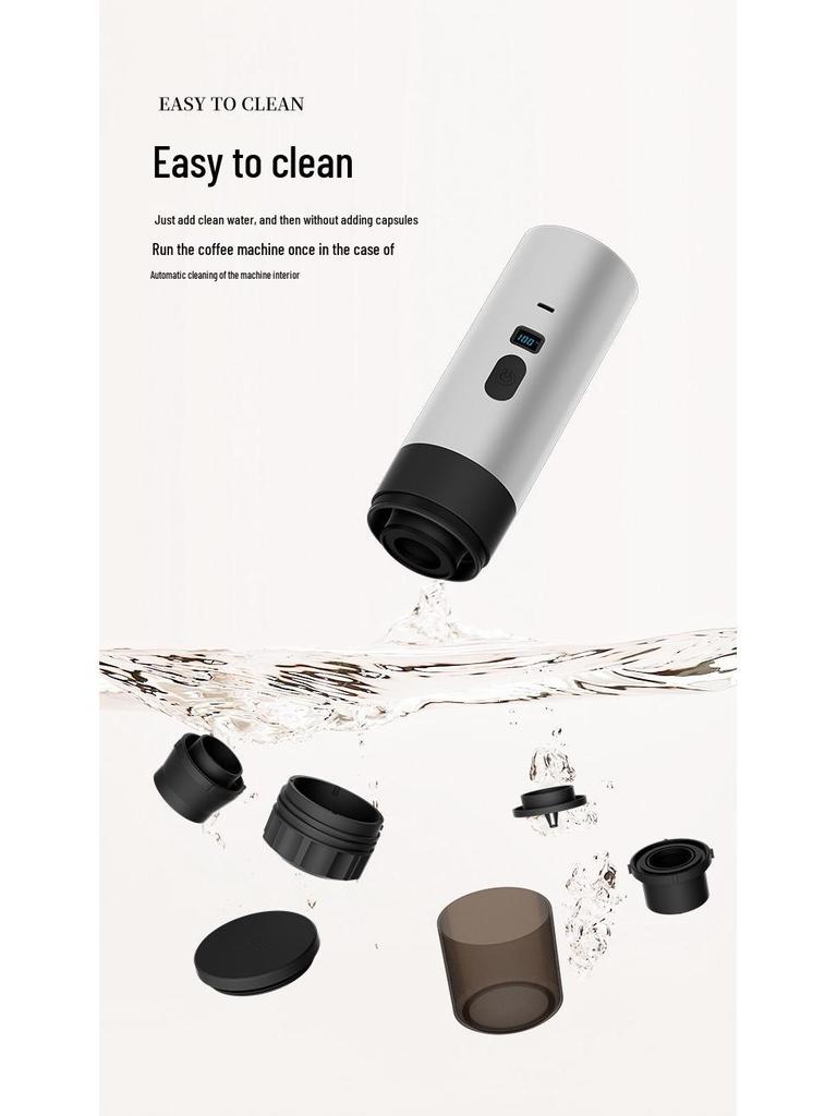 Germany 2025 Rechargeable Wireless Portable Capsule Coffee Machine for Home