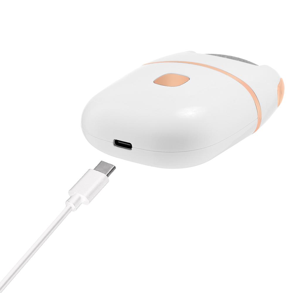 Electric Foot Grinder Automatic 2 Gears Pedicure Tool for Removing Deadskin Calluses Gentle Exfoliation with Polishing And Light