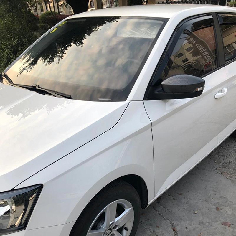For Skoda Fabia 2014-2019 Rapid 2017-2020 Replacement Car Rearview Side Mirror Cover Wing Cap Exterior Door Rear View Case Trim
