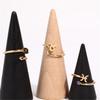 Unique Zircon Constellations Rings Adjustable Finger Rings Fashion Open Rings Statement Jewelry Simple Knuckles Rings