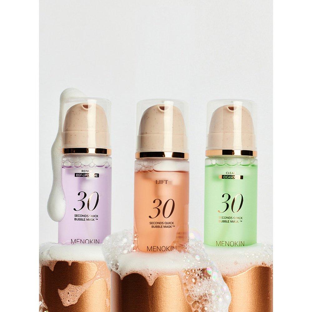 Menokin 3 types of super easy 30 second bubble masks, hwajalmuk water glow mask pack
