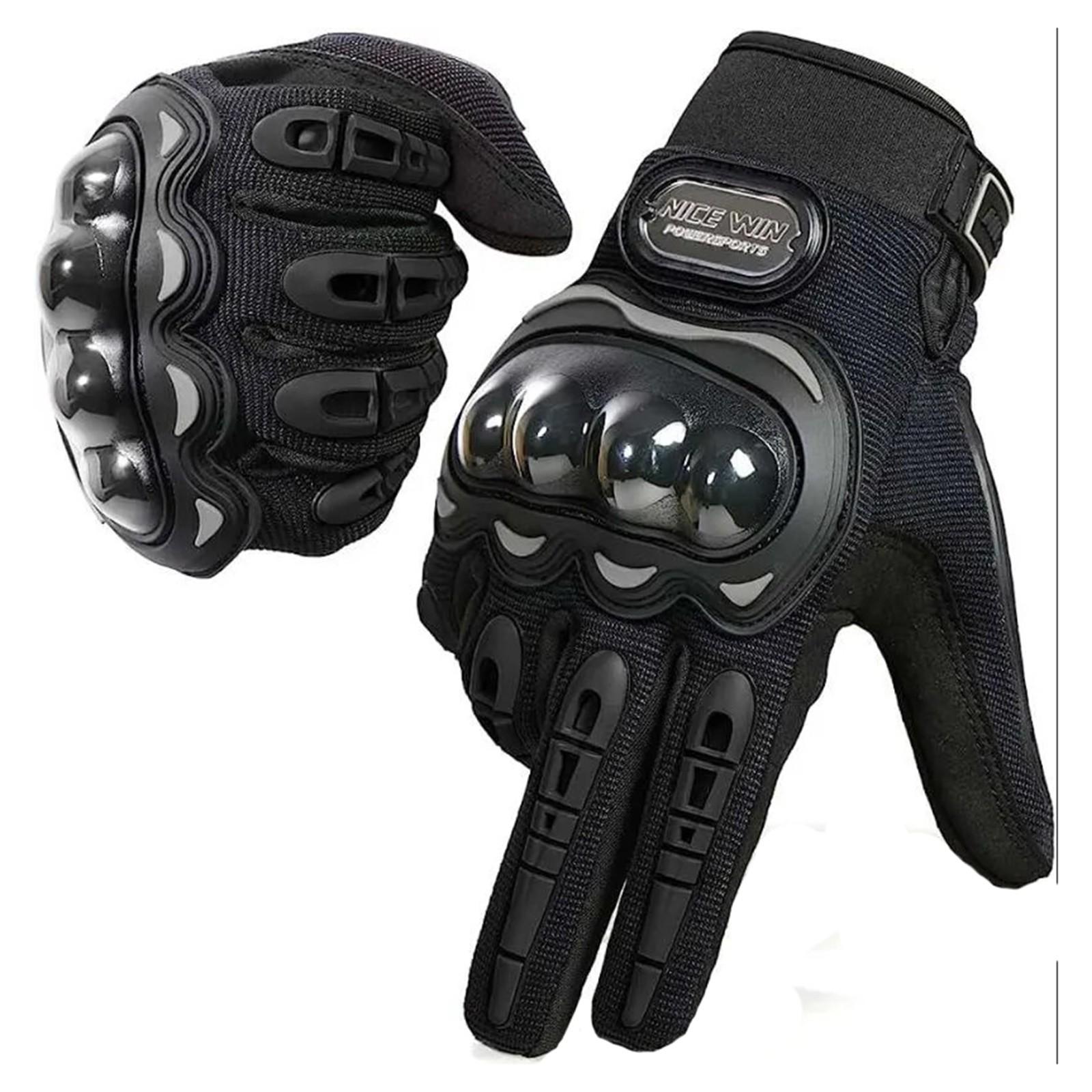 

Мотоциклетные перчатки, перчатки для мотоциклистов, защитные перчатки для внедорожных мотоциклов соответствующего цвета XL чёрный