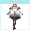 S-xxxl Stylish Women's Zombie Bride Costume With Luxurious Fabric For Halloween Fun