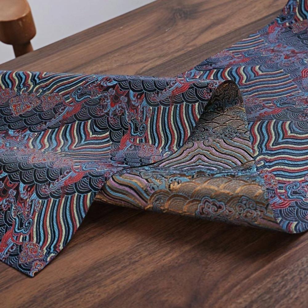Elegant Brocade Tea Mat Retro Dry Pour Tea Towel Creative High-End Tablecloth Living Room