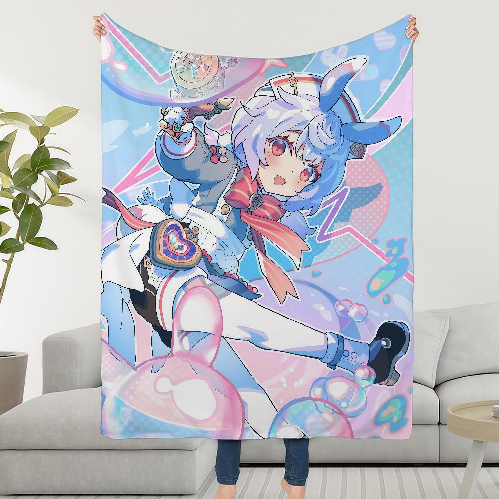 Blanket Throw Sigewinne Super Cosy Plush Living Room Genshin Sofa Impact Couch Childish Birthday Gifts