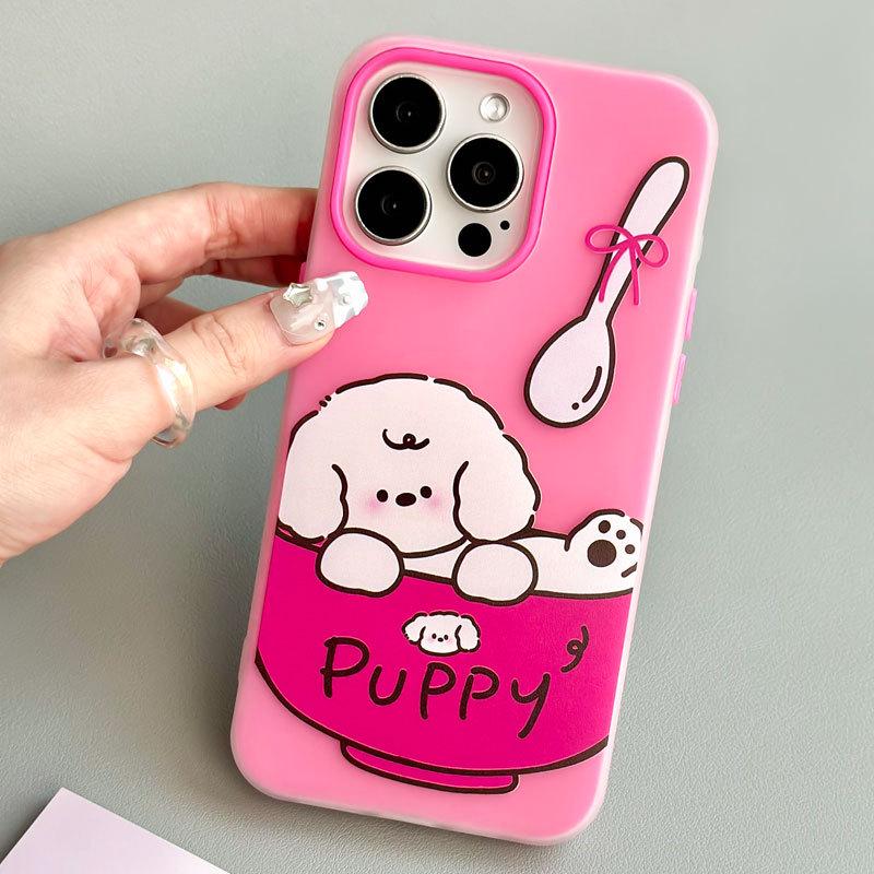 Zhitai Cartoon Jelly Case für iPhone 15 Pro Max, 16, 14, 13 und 12 - Niedliches und lustiges Design.