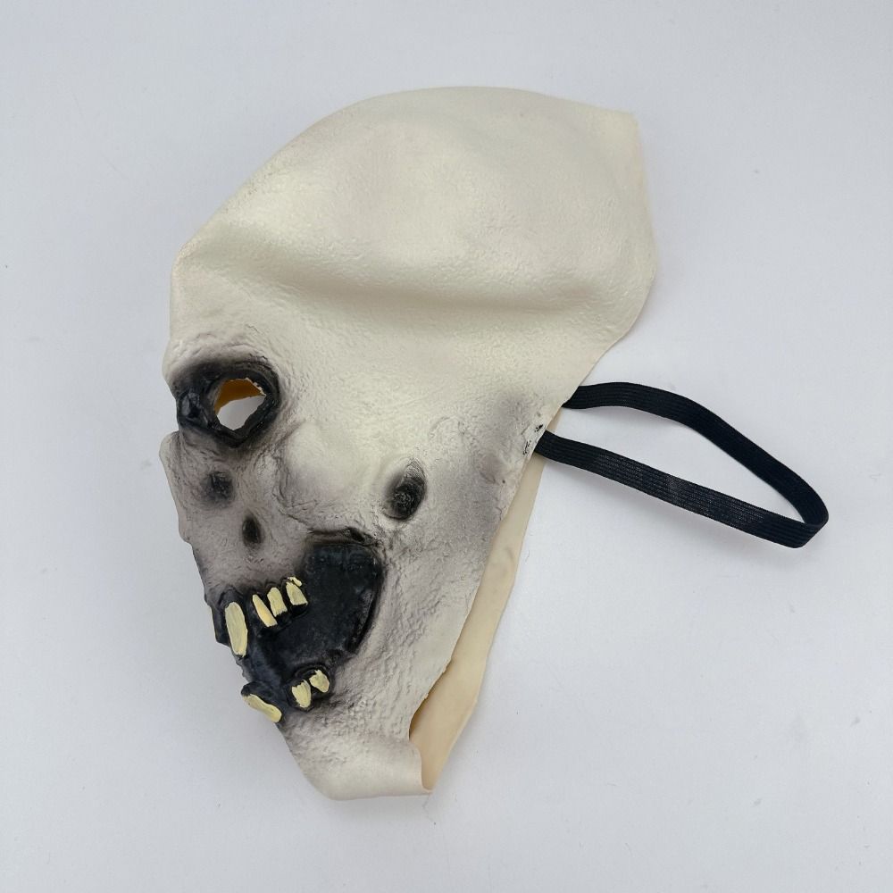Latex Scary Skull Headgear Realistic Terrifying Cosplay Mask Halloween Skull Mask  Halloween Party