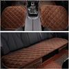 Rear Car Seat Covers Flocking Cloth Car Cushion Non Slide Checkered Winter Keep Warm Mat Pad Universal Fit Truck SUV Van