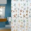 180 X 200cm  Fashion  Bathroom Waterproof Shower Curtains with 12pcs Curtain Hooks Rings