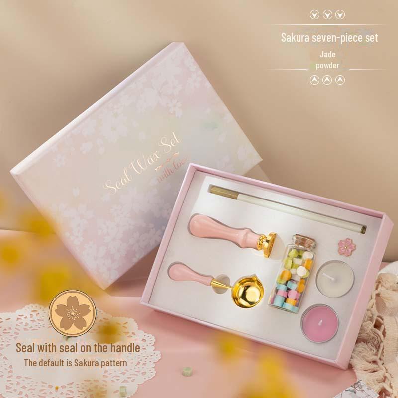 Creative Retro Multi-Color Wax Pellets Gift Box for Sealing Envelopes