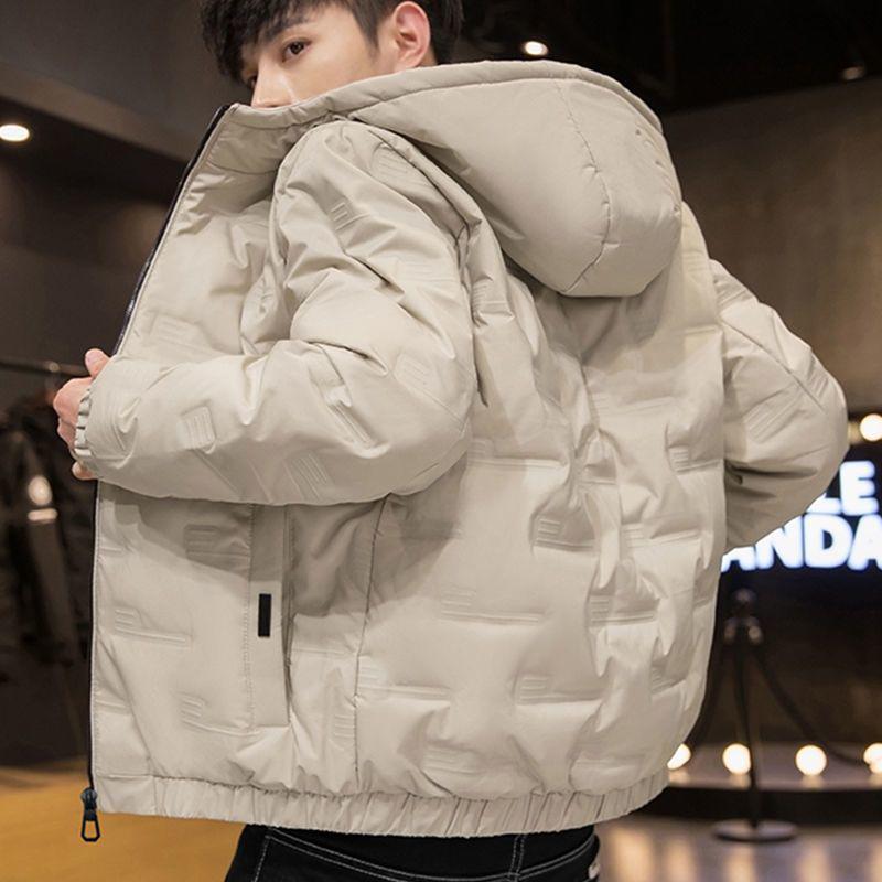 Herren Winter Baumwolljacke mit Kapuze - Warm, verdickt, lässiger Mantel für Herbst & Winter 2025