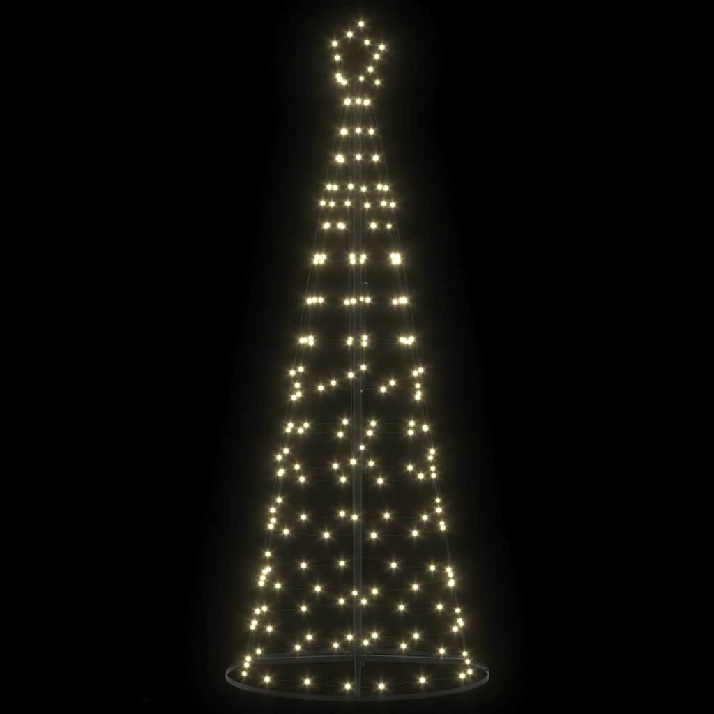 LED Christmas Tree with 390 Warm White LEDs 250 Cm Iron