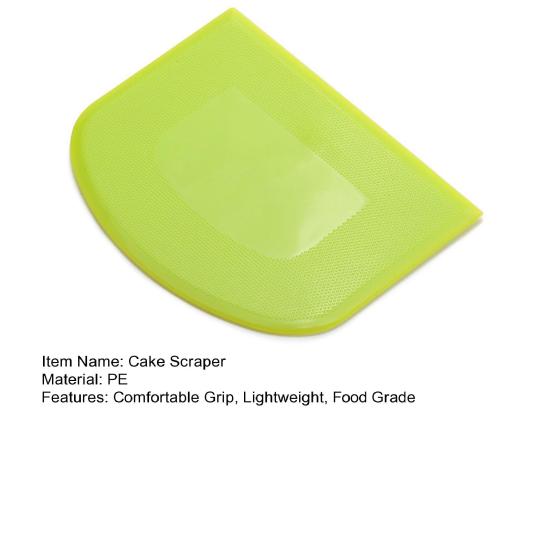 Kuchenschaber Lebensmittelqualität Nicht klebrig Flexibel Kuchencreme Spatel Teigschneider Küchenhelfer Zubehör für Gebäck