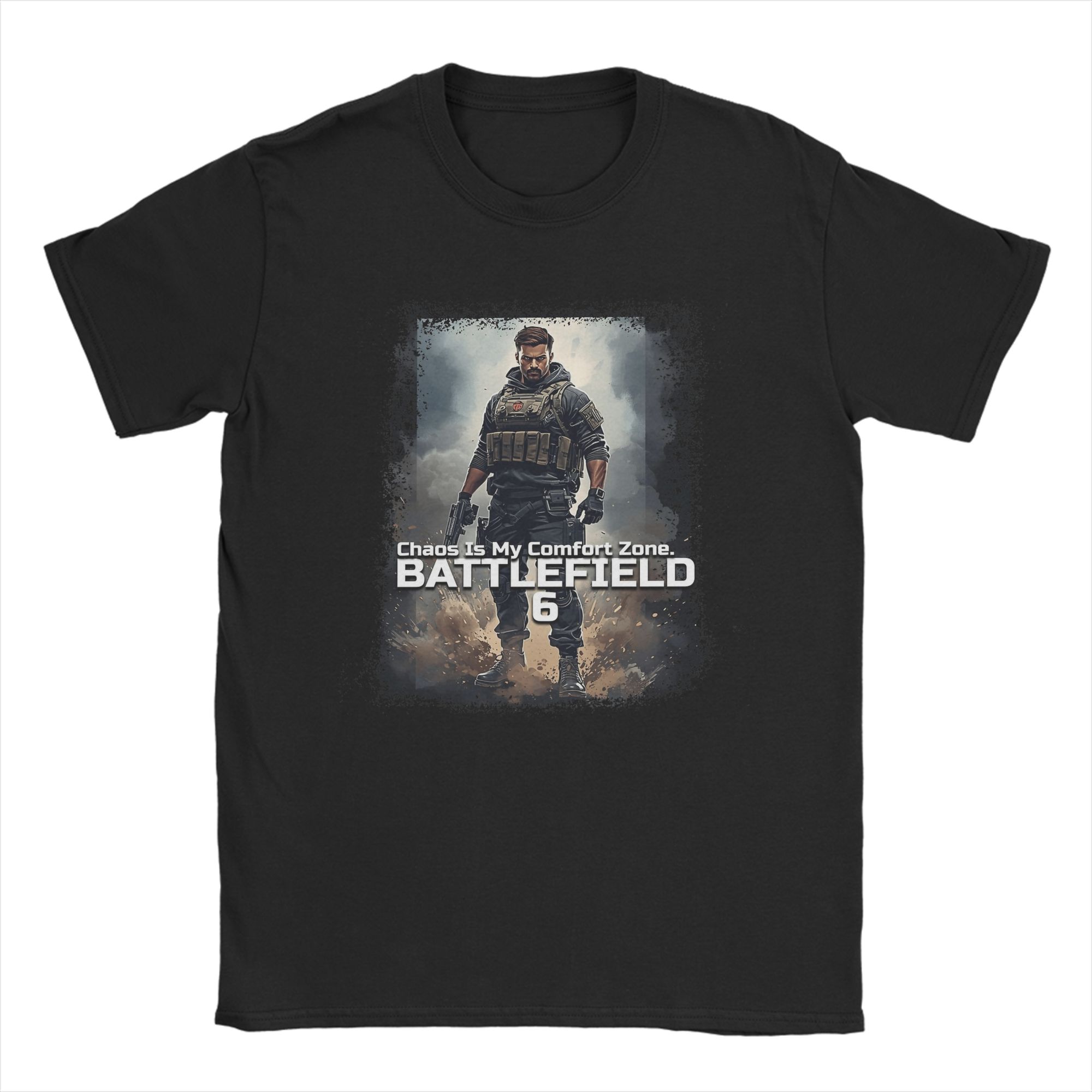 

Battlefield 6 Funny Games BF6 Fashion T Shirts for Men Women Pure Cotton Tee Shirt Clothing 5XL різнокольоровий
