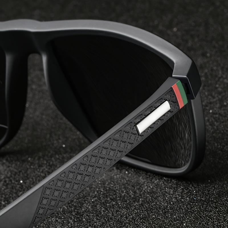 Retro Checkered Pattern Square Fashionable and High-end Sunglasses for Men and Women, Luxury Designer Anti-glare Sunglasses