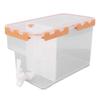PET Beverage Dispenser 3.5L Capacity Iced Tea Pitcher Portable Lemonade Container  For Fridge