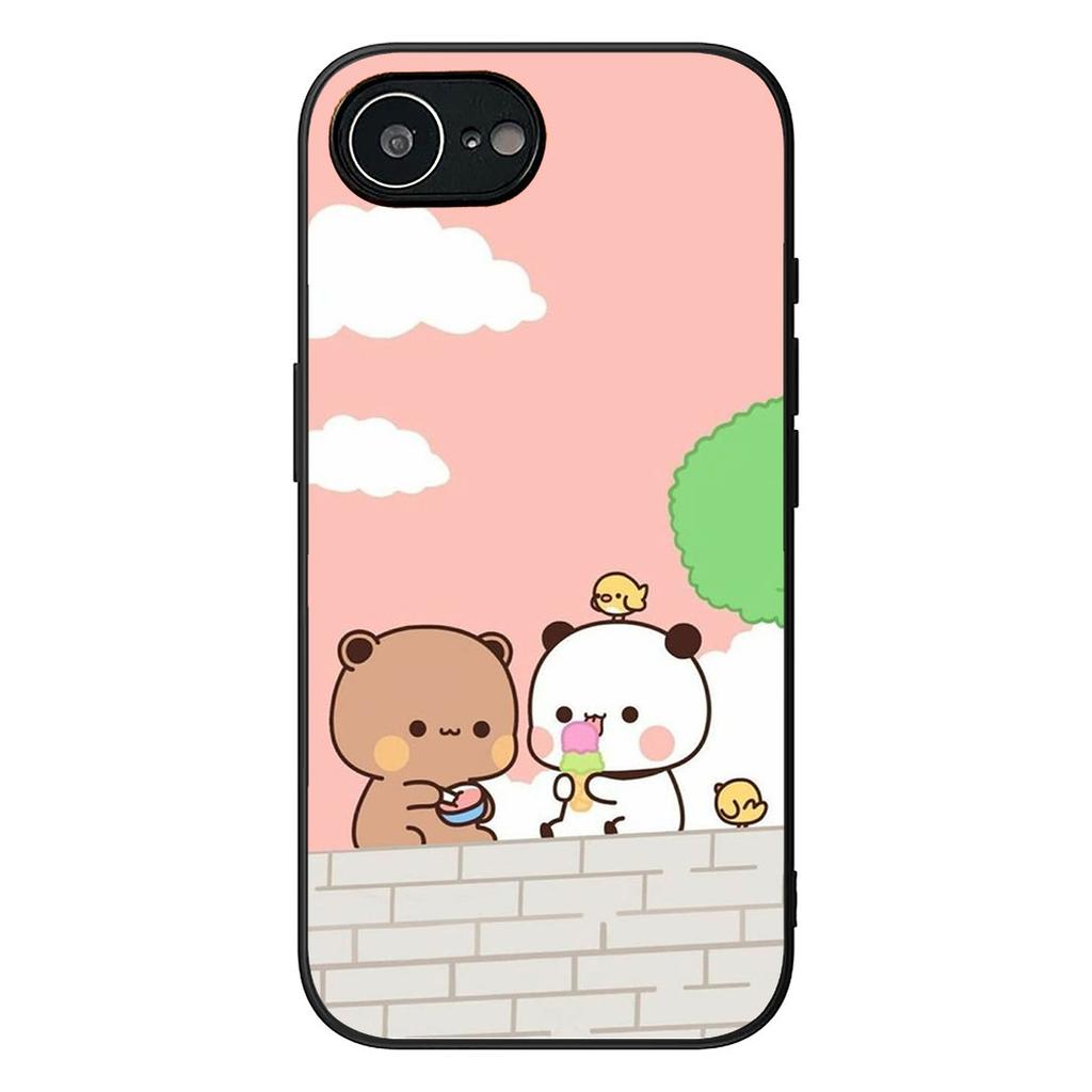 B-Bubus D-Dudus Panda Bear kawaii Phone Case for Xiaomi Redmi 15C 15 A5 9A 9C NFC 9T Note 9 8 8T Protective Cover