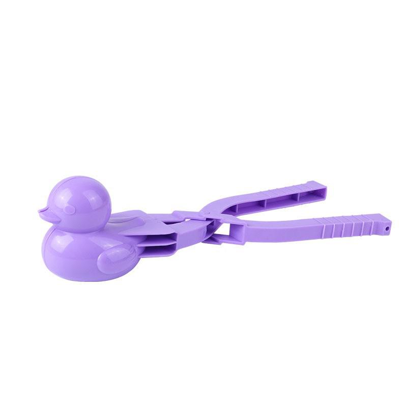 Children's Snowball Molds: Duck, Heart Shapes, and Snowball Fight Toys Set.