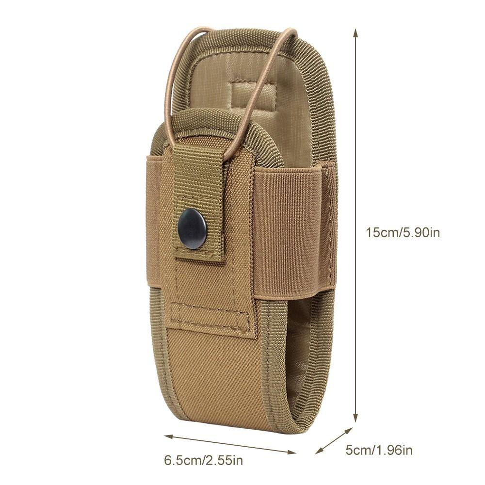 Wear-resistant Waist Bag Holder Pocket 1000D Interphone Holster Carry Bag Hunting Camping