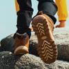 Men's 2025 Winter Velvet-Lined Snow Boots with Thick Soles - Warm Cotton Shoes for Teens In Cold Climates