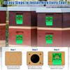 Hive Entrance Reducer Beekeeping Entrance Gate Lightweight High-Strength Bee Hive Door Reducer For Outdoors Yard Farm Garden