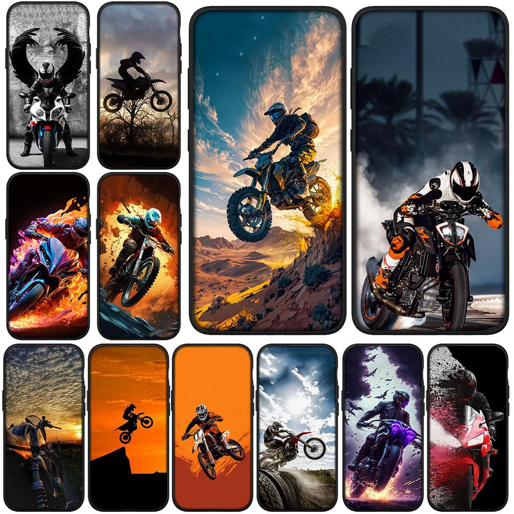 Moto Cross Art Motorcycle Sports Mobile for Motorola Moto G86 G57 G24 G15 G54 Power G13 G14 G34 G35 G45 G60 G53 G55 G64 G75 Case