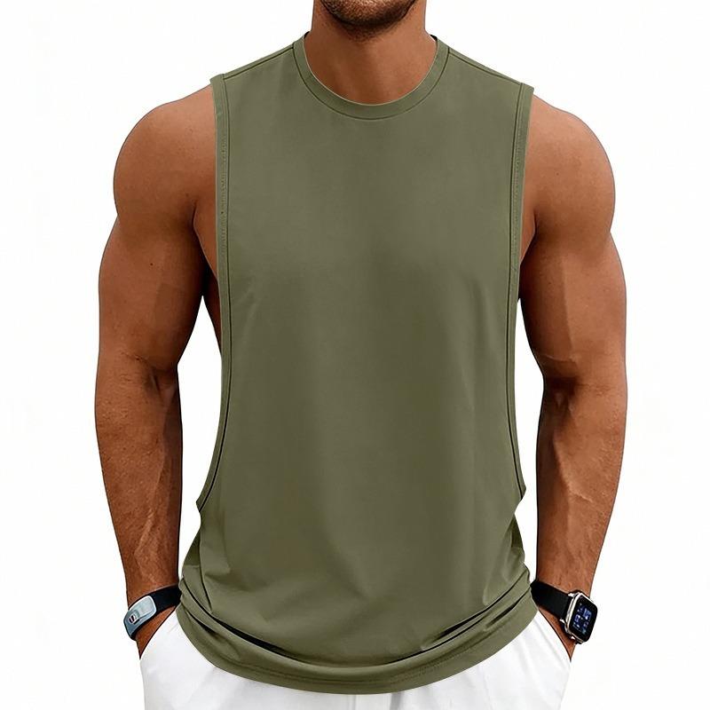 Men Loose Summer Sports Tank Top Gym Fitness Basketball Training Vest