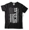 Amerikanische Flagge USA T-Shirt Unabhängigkeitstag 4. Juli Shirt USA T-Shirt