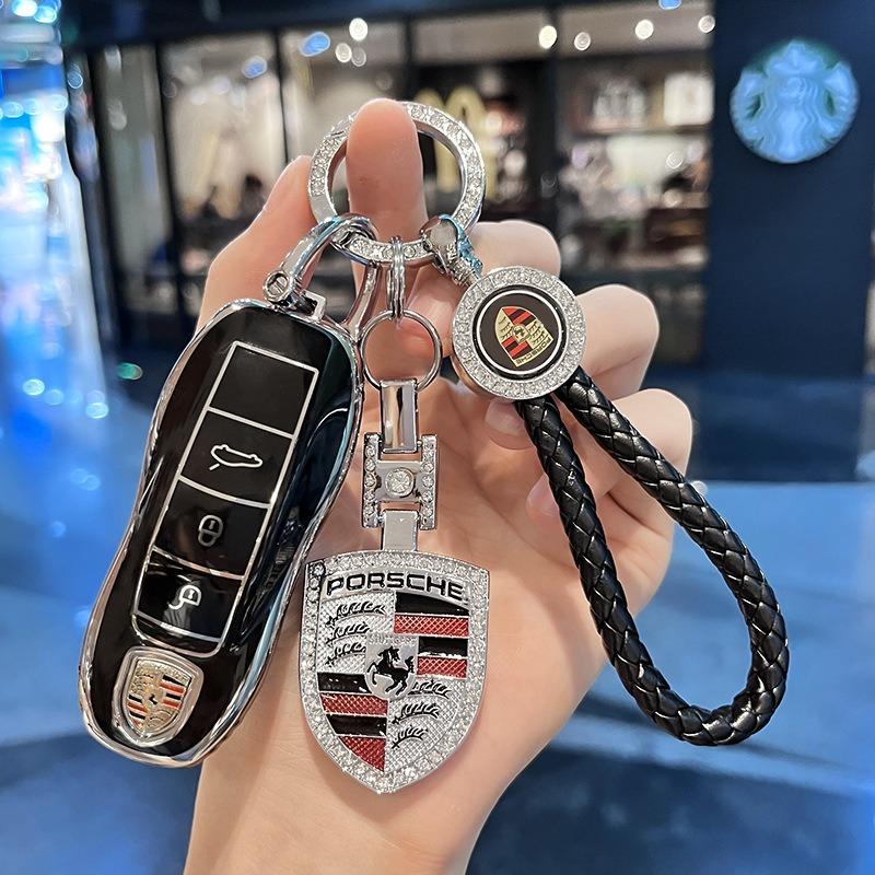 Neue Auto Schlüsselhülle Abdeckung Für Porsche Für Panamera Macan Cayenne Cayman Boxster 911 9ya 971 Intelligente Schutzhülle Fernbedienung Schlüsselabdeckung