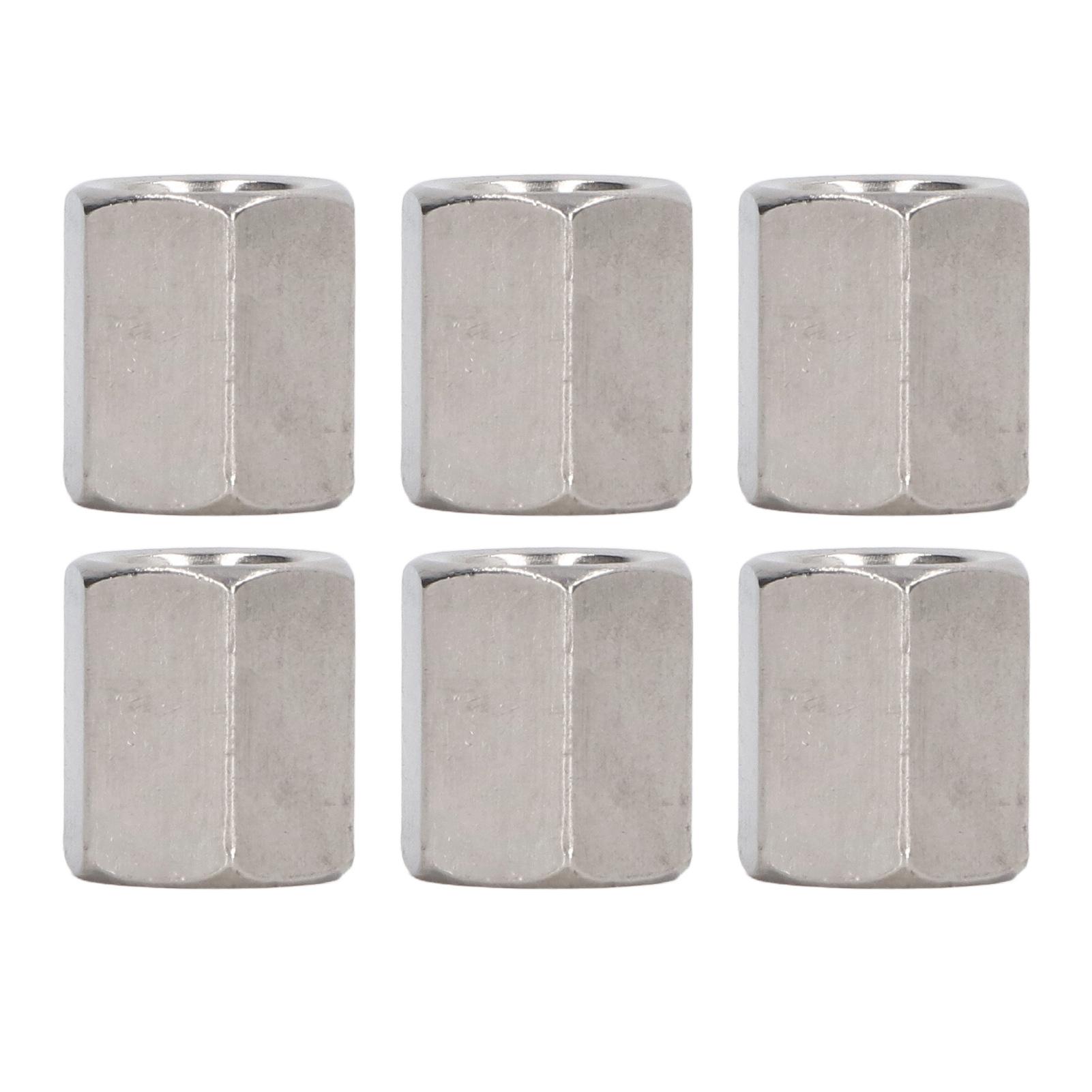 

20 шт. Шестигранная соединительная гайка M8x1.25 L15мм из нержавеющей стали 304, соединитель для резьбовой шпильки для болтов