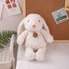 35CM Bunny Plush Toy Curly Tag Small Bear Puppy Kawaii Soft Full Animal Doll Festival Gift For Children Birthday Gift