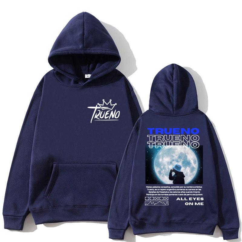 

Rapper Trueno Feel Me Album Hoodie Men Women Fashion Hip Hop Pop Music Style Hoody Sweatshirts Loose Warm Tracksuit Streetwear 3XL