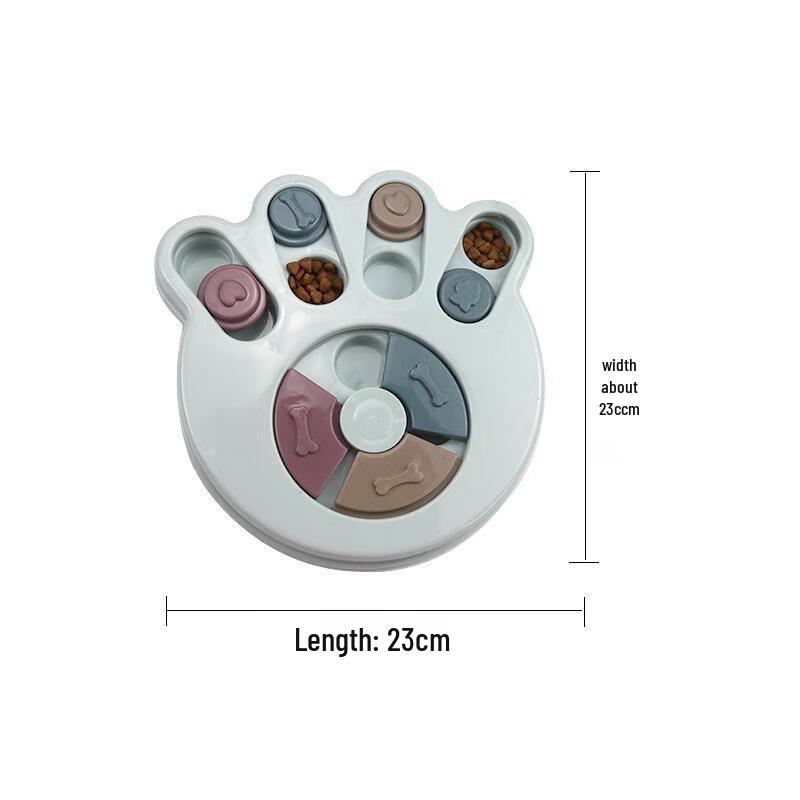 SEE KEAN Interactive Pet Slow Feeder Dog Bowl
