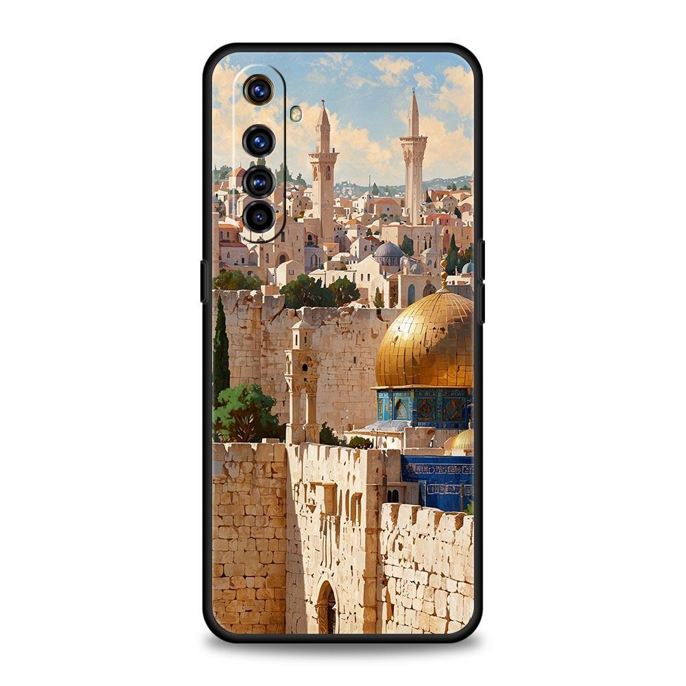 

Jerusalem Building Phone Case For Realme 12 11 10 9 8 5G 7 6 GT5 GT3 GT2 Pro Plus C21 C25 C35 For Realme GT Neo 2 3 3T 5 Cover Realme C25